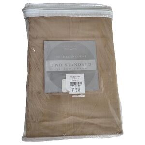 Tan Pillow Cases - 300 Thread Count